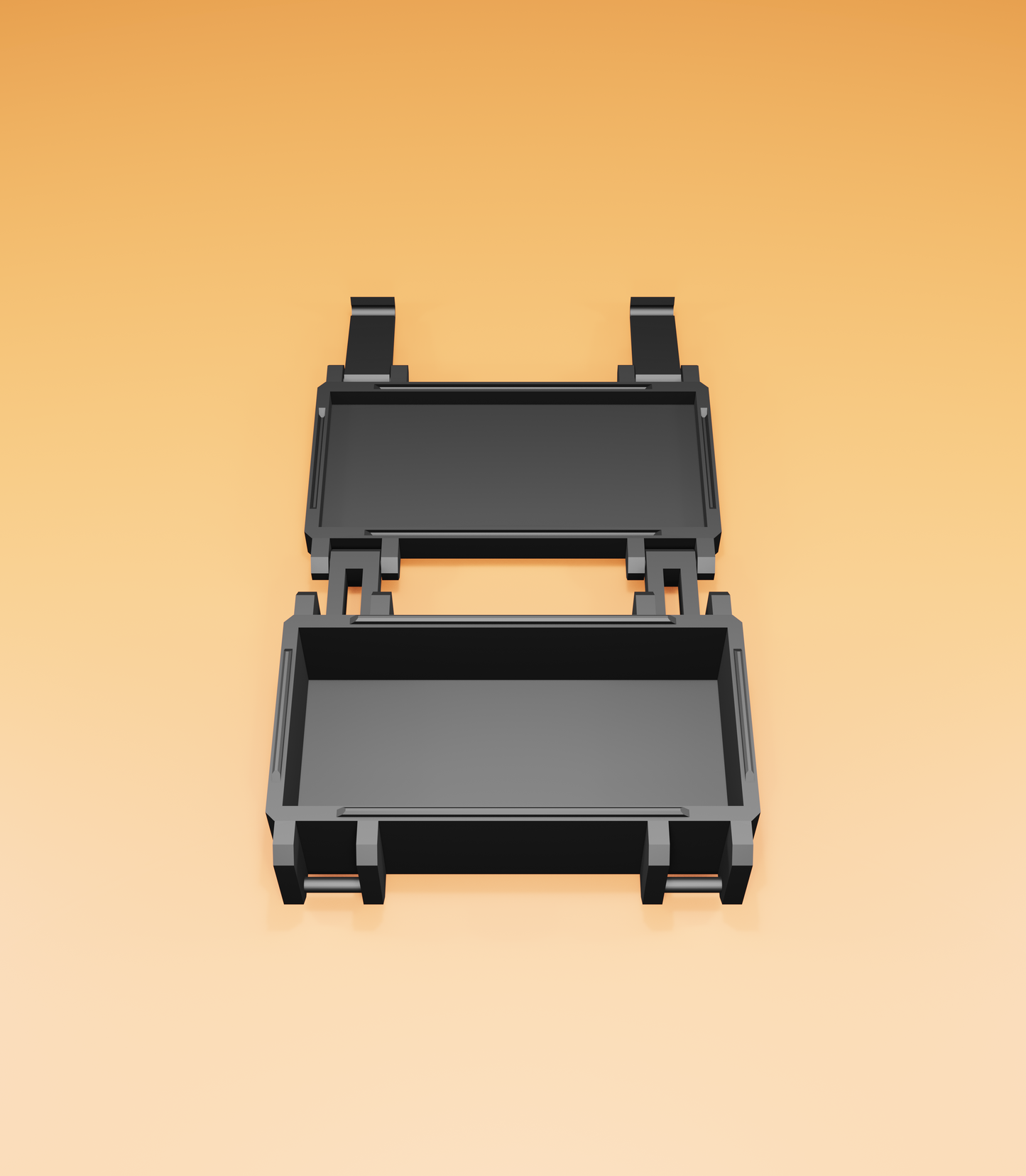 Storage Box with Stackable Inserts (Print-in-Place)