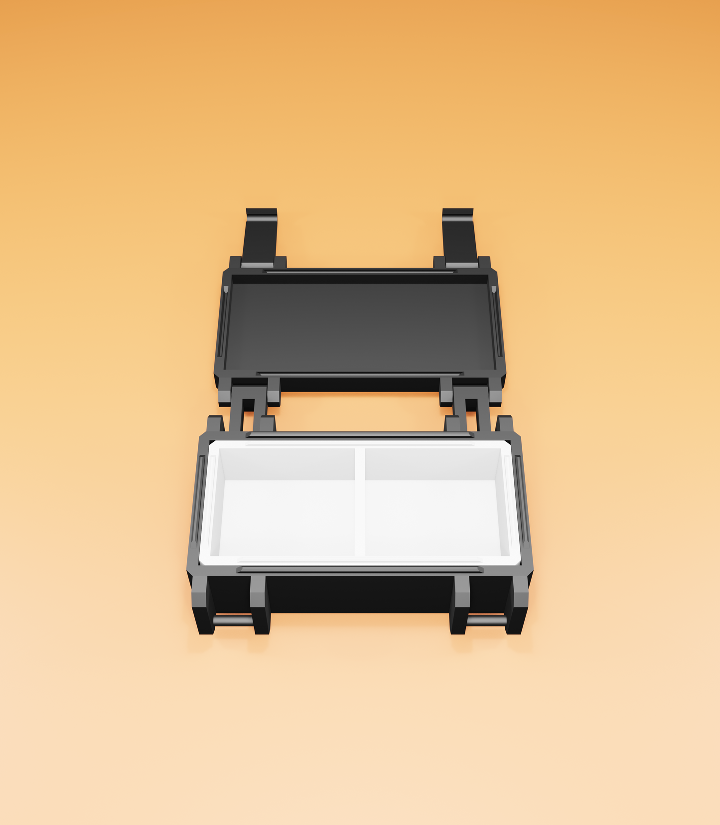 Storage Box with Stackable Inserts (Print-in-Place)