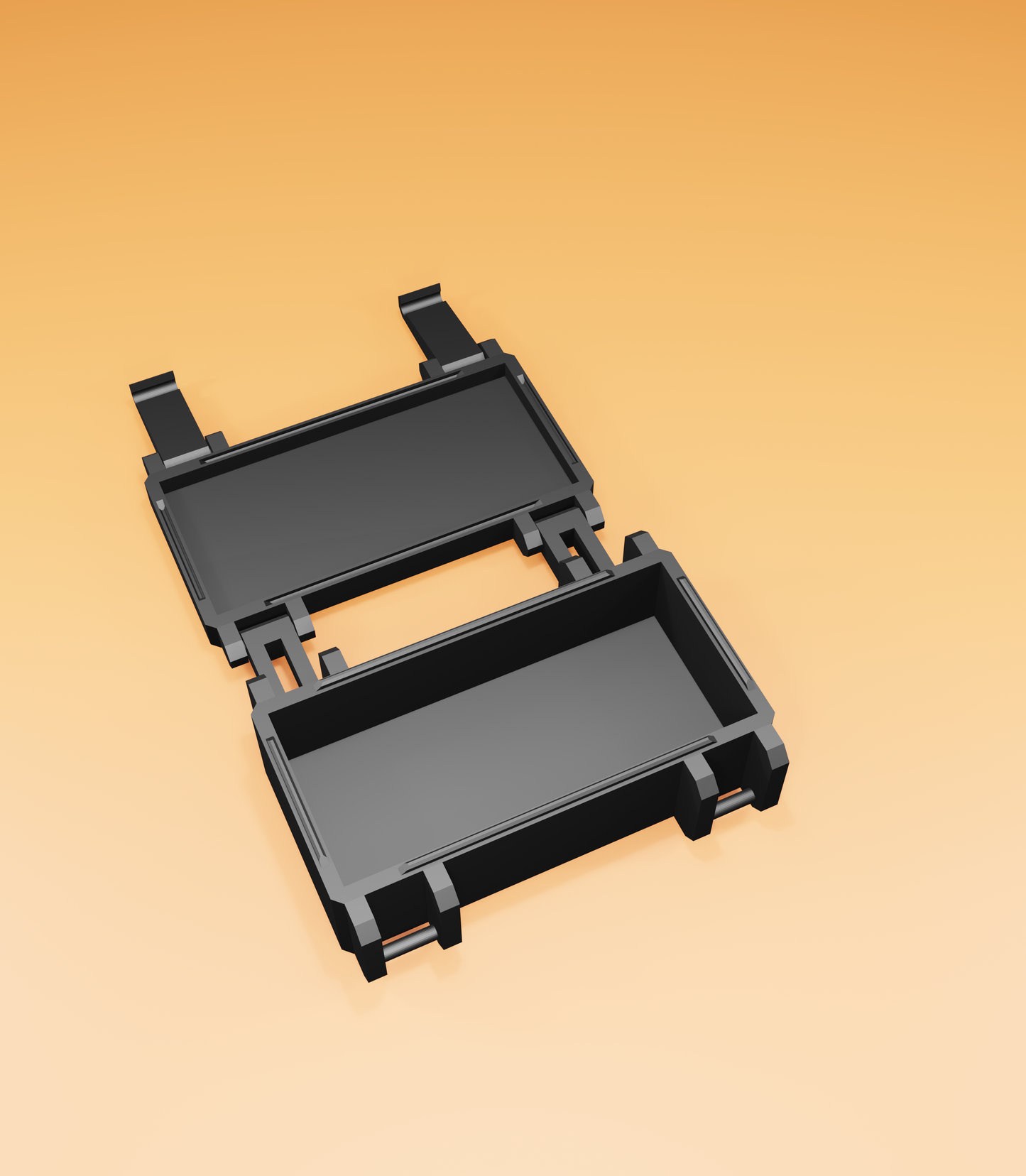 Storage Box with Stackable Inserts (Print-in-Place)
