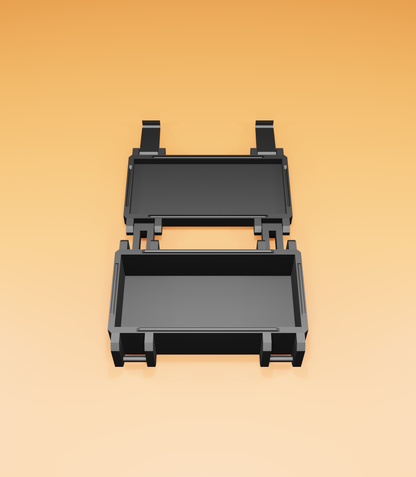 Storage Box with Stackable Inserts (Print-in-Place)