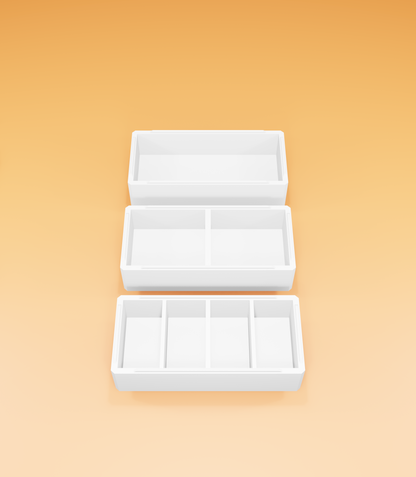 Storage Box with Stackable Inserts (Print-in-Place)