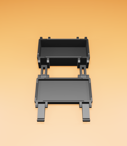 Storage Box with Stackable Inserts (Print-in-Place)